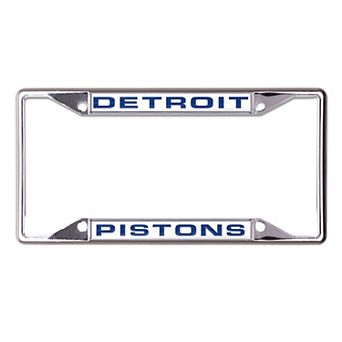 WinCraft Detroit Pistons Laser-Cut License Plate Frame