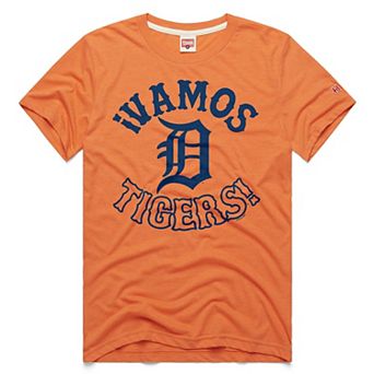 Men's Homage Orange Detroit Tigers Vamos Tri-Blend T-Shirt