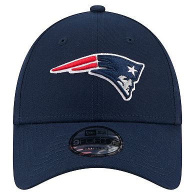 Men's New Era Navy New England Patriots Core Team 9FORTY Adjustable Hat