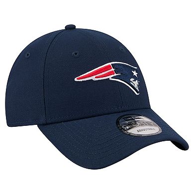 Men's New Era Navy New England Patriots Core Team 9FORTY Adjustable Hat