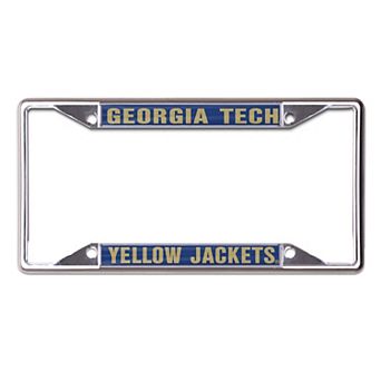 WinCraft Georgia Tech Yellow Jackets Printed Wordmark Metal License Plate Frame
