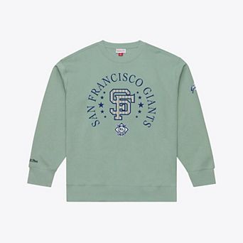 Men's Mitchell & Ness Green San Francisco Giants Yacht Rock Fleece Sweatshirt