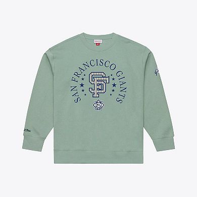 Men's Mitchell & Ness Green San Francisco Giants Yacht Rock Fleece Sweatshirt