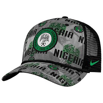 Men's Nike Green Nigeria National Team Rise Rope Trucker Adjustable Hat