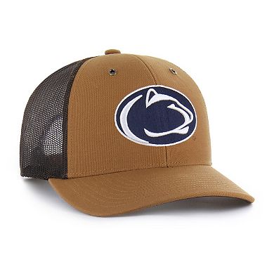 Unisex Carhartt x '47 Brown Penn State Nittany Lions Trucker Adjustable Hat
