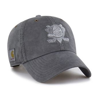 Men's Carhartt x '47 Charcoal Anaheim Ducks Clean Up Adjustable Hat