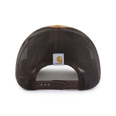 Unisex Carhartt x '47 Brown Ohio State Buckeyes Trucker Adjustable Hat