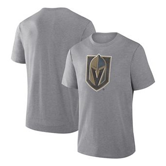 Men's Fanatics Heather Gray Vegas Golden Knights Elevated Tri-Blend T-Shirt