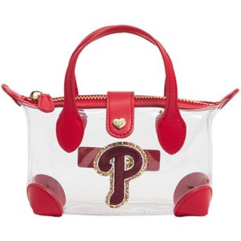 Stoney Clover Lane Philadelphia Phillies Clear Pouchette Crossbody Bag