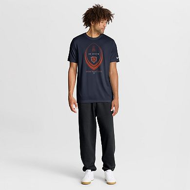 Men's Nike Navy Chicago Bears Legend Icon Dri-FIT T-Shirt