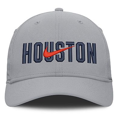 Men's Nike Gray Houston Astros Primetime Rise Dri-FIT Flex Hat