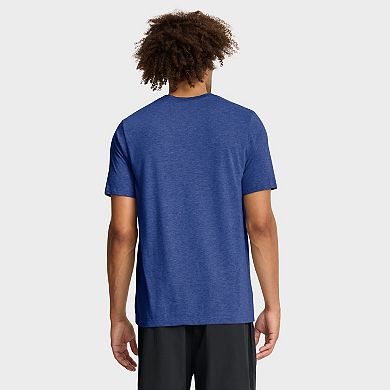 Men's Nike Heather Royal Texas Rangers Cooperstown Logo Tri-Blend T-Shirt