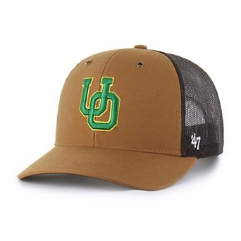 Unisex Carhartt x '47 Brown Oregon Ducks Trucker Adjustable Hat