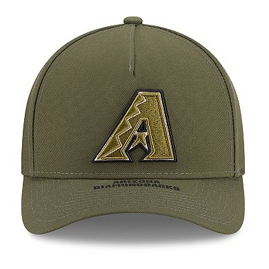 Youth New Era Olive Arizona Diamondbacks 2026 Armed Forces Day 9FORTY M-Crown Adjustable Hat