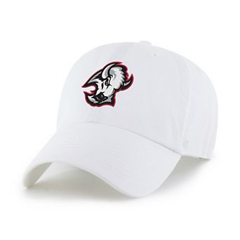 Men's '47 White Buffalo Sabres Logo Clean Up Adjustable Hat