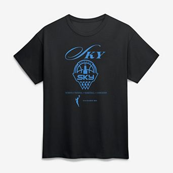 Unisex Logo Athletic Black Chicago Sky In Motion T-Shirt