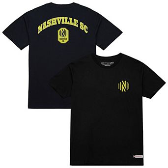 Men's Mitchell & Ness Black Nashville SC 2-Hit T-Shirt
