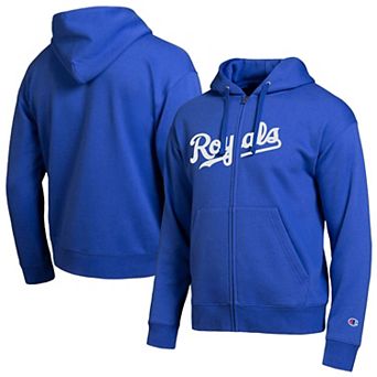 Men's Champion Kansas City Royals Royal All-Star Wordmark Full-Zip Hoodie