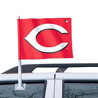 WinCraft Cincinnati Reds 12" x 13" Double-Sided Car Flag