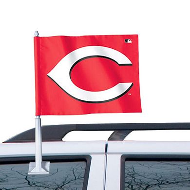 "WinCraft Cincinnati Reds 12"" x 13"" Double-Sided Car Flag"