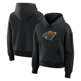 Women's Fanatics Black Minnesota Wild Hoodie
