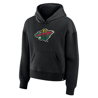 Women's Fanatics Black Minnesota Wild Hoodie
