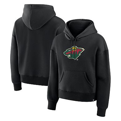 Women's Fanatics Black Minnesota Wild Hoodie