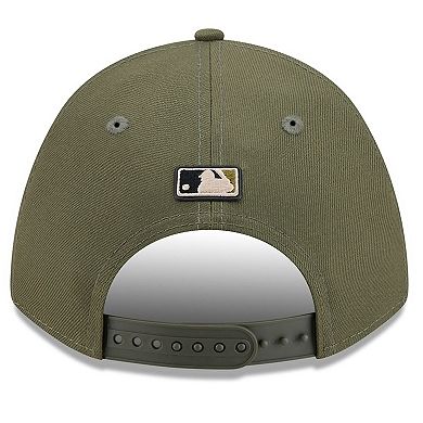 Youth New Era Olive San Francisco Giants 2026 Armed Forces Day 9FORTY M-Crown Adjustable Hat