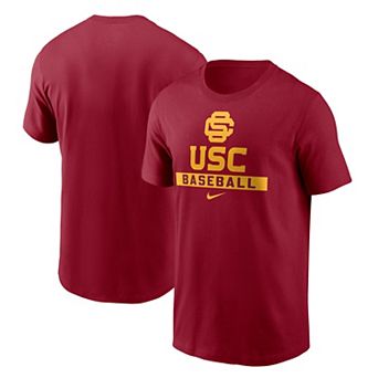 Men's Nike Cardinal USC Trojans Baseball T-Shirt