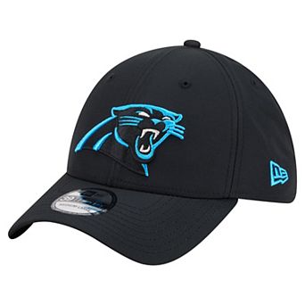 Men's New Era Black Carolina Panthers Core Team 39THIRTY Flex Hat