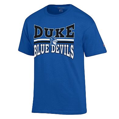Men's Champion Royal Duke Blue Devils Team Zoom T-Shirt