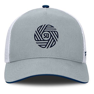 Men's Fanatics Gray San Diego FC Knuckle Trucker Adjustable Hat