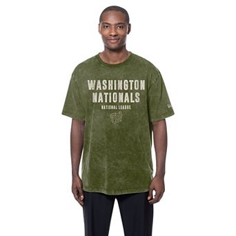 Men's New Era Olive Washington Nationals 2026 Armed Forces Day T-Shirt
