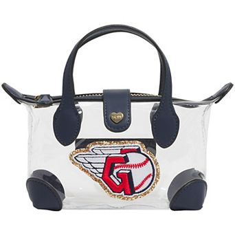 Stoney Clover Lane Cleveland Guardians Clear Pouchette Crossbody Bag