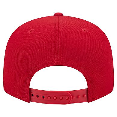 Men's New Era Red Kansas City Chiefs Core Team Script 9FIFTY Snapback Hat