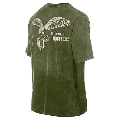 Men's New Era Olive Cincinnati Reds 2026 Armed Forces Day T-Shirt
