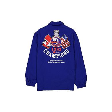 Men's New Era Blue New York Islanders Champs Full-Snap Jacket