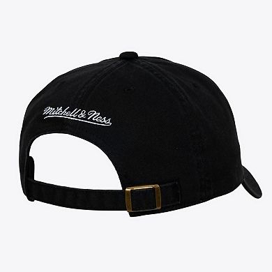 Unisex Mitchell & Ness Black & White Cincinnati Reds 1904 Strapback Adjustable Hat