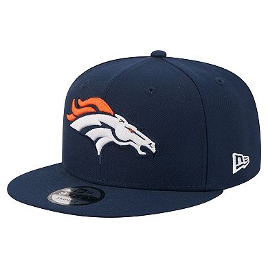 Men's New Era Navy Denver Broncos 9FIFTY Snapback Hat
