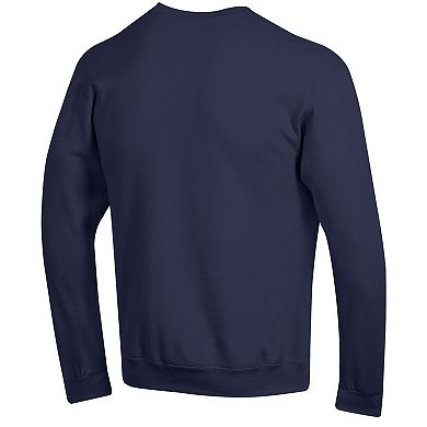 Men's Champion Navy Dallas Cowboys Powerblend Fleece Sweatshirt