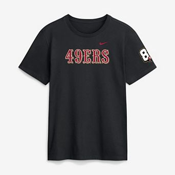 Men's Nike Black San Francisco 49ers 80th Anniversary Goal Line Stand T-Shirt
