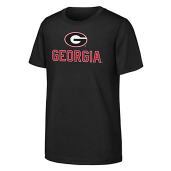Youth Outerstuff Black Georgia Bulldogs Primary Logo T-Shirt