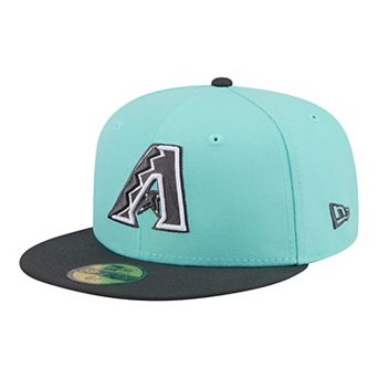 Men's New Era Turquoise/Charcoal Arizona Diamondbacks Two-Tone Color Pack 59FIFTY Fitted Hat