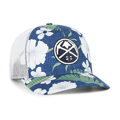 Men's '47 Navy Denver Nuggets Beach Side Trucker Adjustable Hat