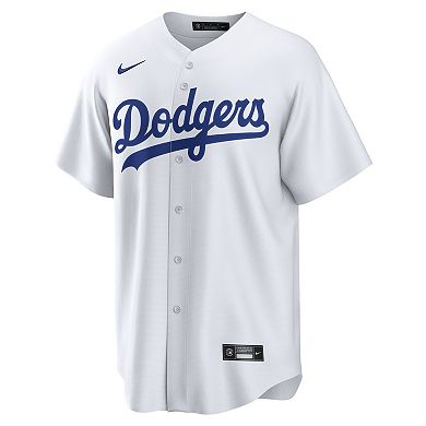 Men's Nike White Los Angeles Dodgers Home Replica Jersey