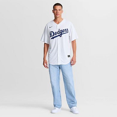 Men's Nike White Los Angeles Dodgers Home Replica Jersey