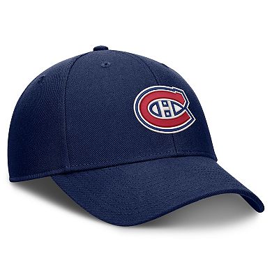 Men's Fanatics Navy Montreal Canadiens Force Adjustable Hat