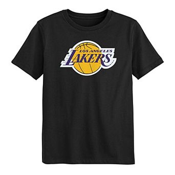 Preschool Outerstuff Black Los Angeles Lakers Primary Logo T-Shirt