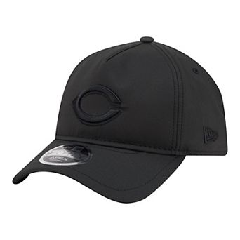 Men's New Era Black Cincinnati Reds Injection Apex 9FORTY Adjustable Hat