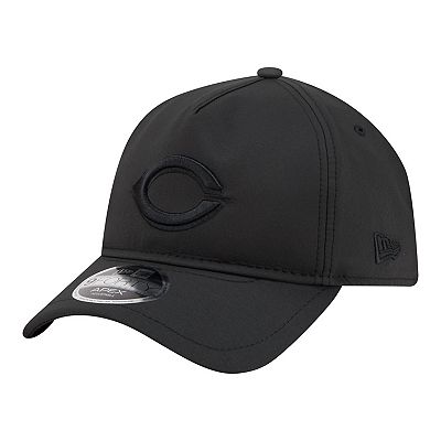 Men's New Era Black Cincinnati Reds Injection Apex 9FORTY